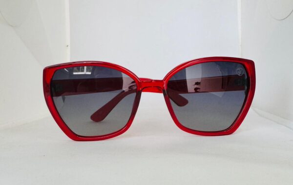 Óculos em Acetato Polarizado Vermelho F011 - Image 2