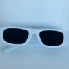 Óculos branco com lente preta F064 - Image 2