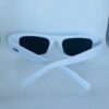 Óculos branco com lente preta F064 - Image 3